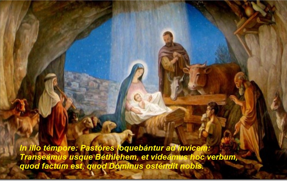In illo témpore: Pastóres loquebántur ad ínvicem: Transeámus usque